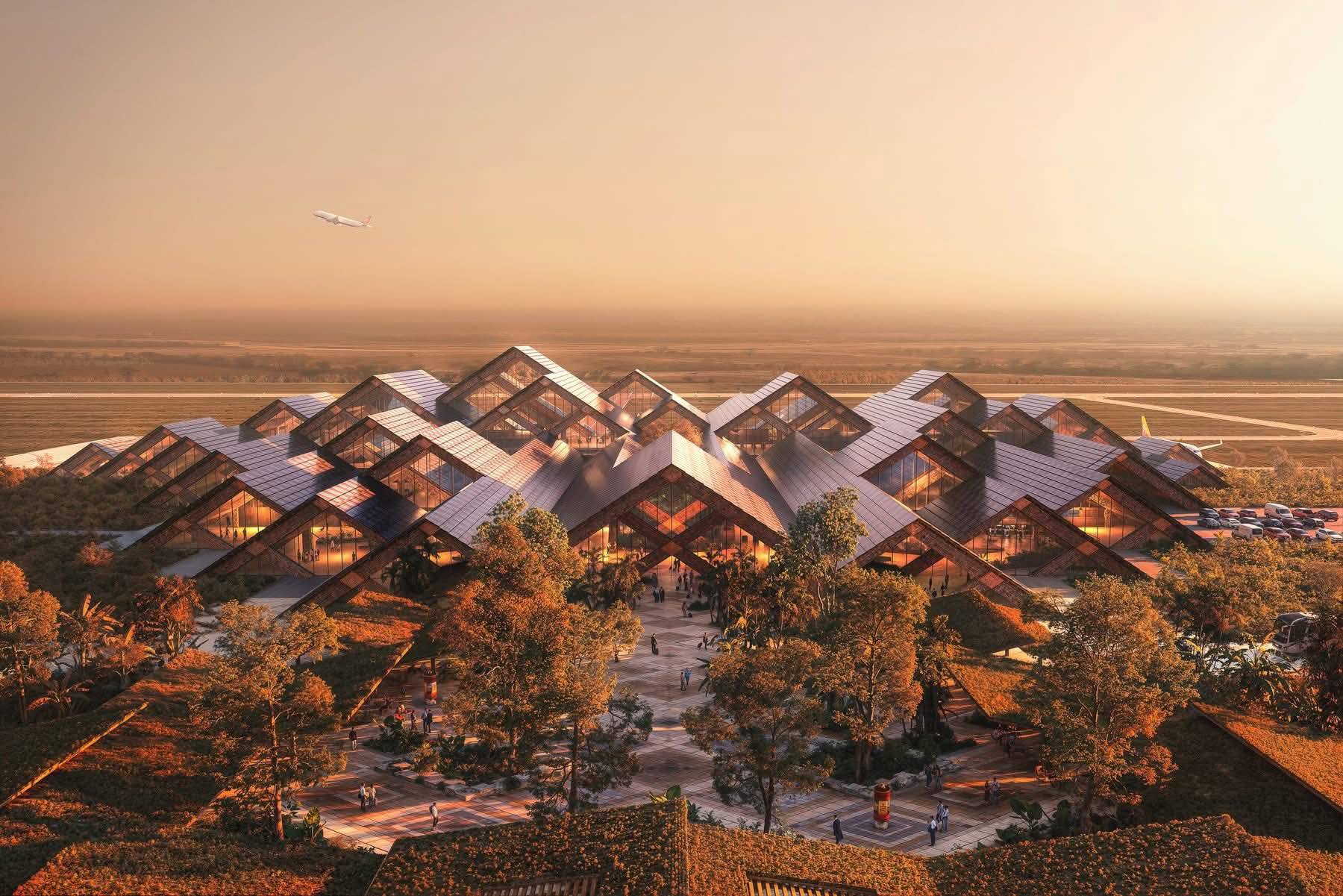 Aéroport de Gelephu - Structure en bois